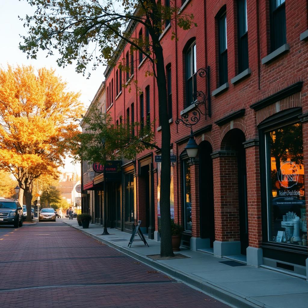 Historic streetscape and community life in Ephrata, Lancaster County